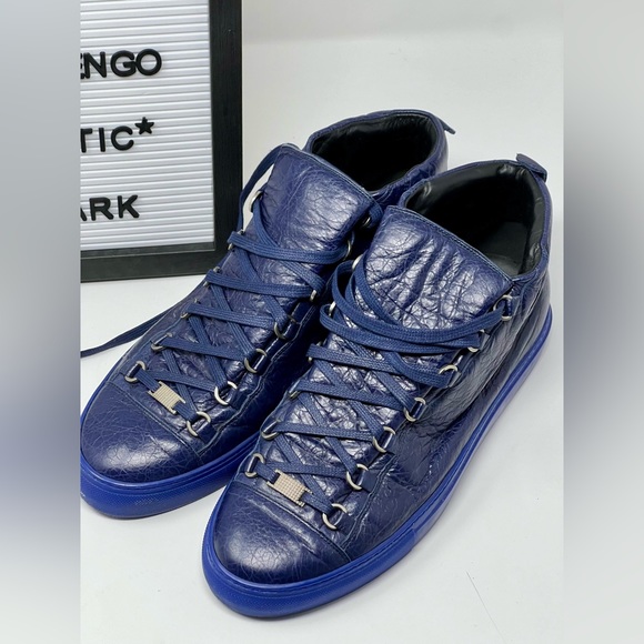 BALENCIAGA Arena High Tops in Blue - Picture 2 of 8